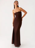 Endless Nights Maxi Dress Chocolate
