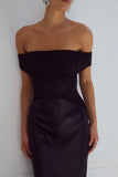 AMORET MIDI DRESS BLACK