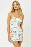 Palmer Terry Strapless Tube Dress Santorini
