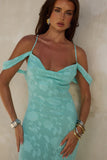 ANITA MAXI DRESS AQUA