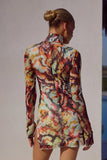 JORDI MINI DRESS SONARA PRINT