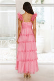 Shining Sunbeam Maxi Dress Pink