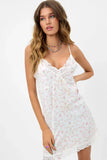Rosie Satin Mini Dress Day Lily