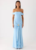 Vee Bardot Maxi Dress Blue
