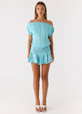 Lowey Mini Dress Pale Blue