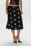 May Midi Skirt Paris At Midnight