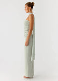 Libra Maxi Dress Pastel Sage