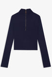 Maverick Cloud Knit Half Zip Sweater Luna Blue
