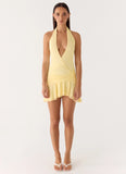 Renata Mini Dress Lemon