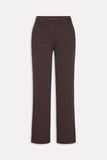 Emma Thermal Low Rise Pants Walnut