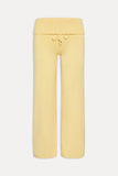 Dawson Knit Fold Over Pants Vanilla Sugar