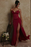 wine lace trim maxi dress corset