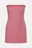 Poppy Strapless Cotton Mini Dress Picnic Basket