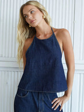 June Open Back Halter Top