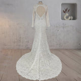 Mermaid Whisper Lace Embroidery Bridal Gown Wedding Dress