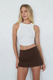 Vic Double Slit Mini Skort