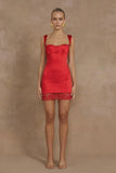 CLAUDELLE MINI DRESS RED