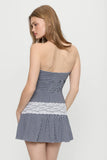Mirage Gingham Mini Dress Midnight Wishes