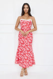 Recipe For Happiness Maxi Dress Red
