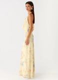 Tedder Halter Maxi Dress Spring Meadow