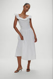 Georgia Cotton Embroidered Midi Dress Angels Meadow