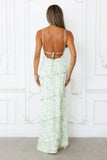 Sun Dance Maxi Dress Green