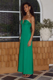 MARTHA STRAPLESS MAXI DRESS GREEN