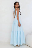 Diamond Affair Maxi Dress Blue