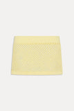 Adaline Crochet Mini Skirt Whipped Butter