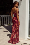 KIATA RUFFLE MAXI DRESS ELIANA RED