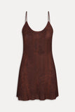 x Réalisation Par Luz Mini Slip Dress Python