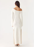 Kova Knit Maxi Dress White