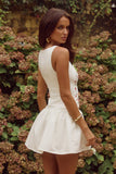 NEVAH MINI DRESS WHITE