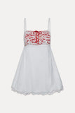 Imani Cotton Mini Dress Sweet Bloom