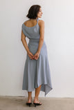 Trina Asymmetrical Midi Dress