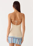 Lion Heart Knit Mini Dress Ivory