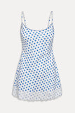 Delaney Polka Dot Mini Dress Delicate Dot