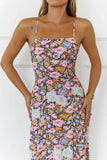 Palm Glow Maxi Dress Floral