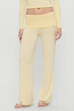 Storm Knit Pants Buttercream