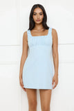 City Sleek Mini Dress Blue