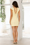 Season Of Sunshine Mini Dress Lemon