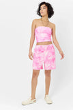 Harvey Terry Shorts Distorted Pink Dye