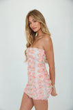 Joah Rose Applique Bodycon Mini Dress