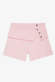 Nolan Cable Cloud Knit Mini Short Rose Quartz