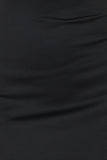 Bewitching Long Sleeve Lace Mini Dress Black
