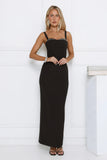 Champagne Society Maxi Dress Black