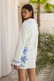 ASTLEY LONG SLEEVE MINI DRESS ASTLEY BLUE