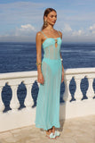 TISHA MAXI DRESS AQUA