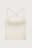 Peach Lace Camisole Porcelain