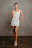 Spencer Tweed Mini Skirt